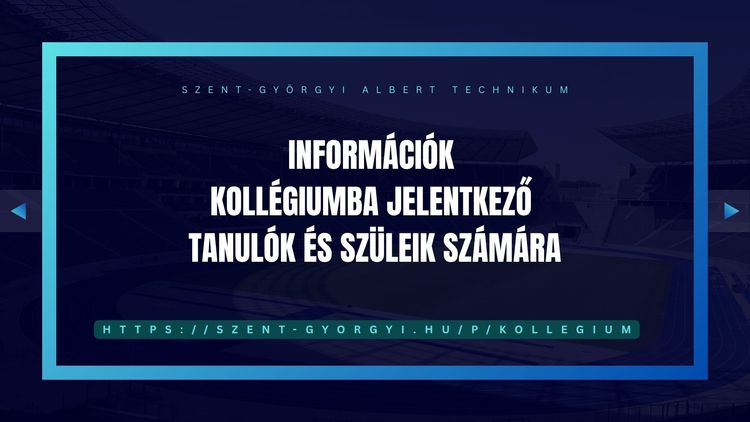 Kollégiumi információ