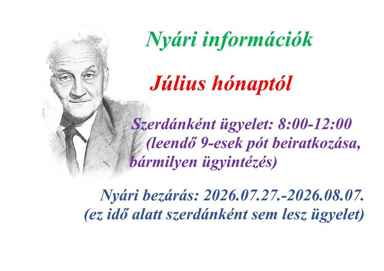 Nyári ügyelet